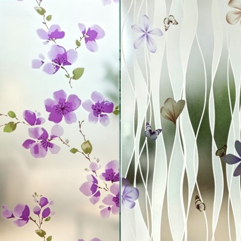 Home Security Film For Windows - Privacyfolie voor raamroosters. Opake stickers, verwijderbare