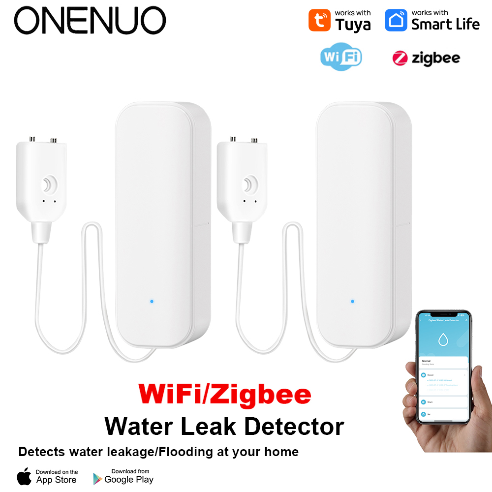 Home Security Installation - WiFi/Zigbee Watersensor Tuya Lekkage Alarm Overstromingslekdetector