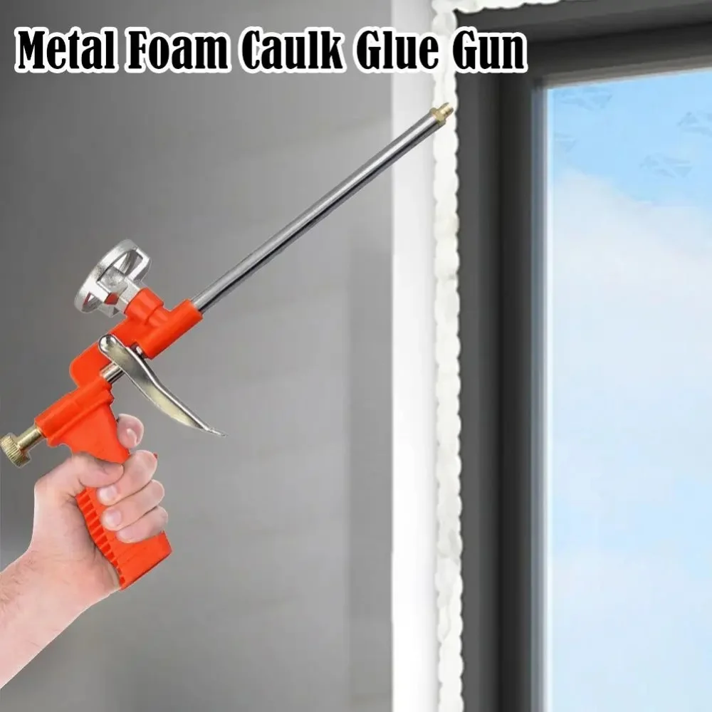 Home Security Gun - Huisdecoratie schuimspuitpistool schuimlijmpistool metaal polyurethaan trekker