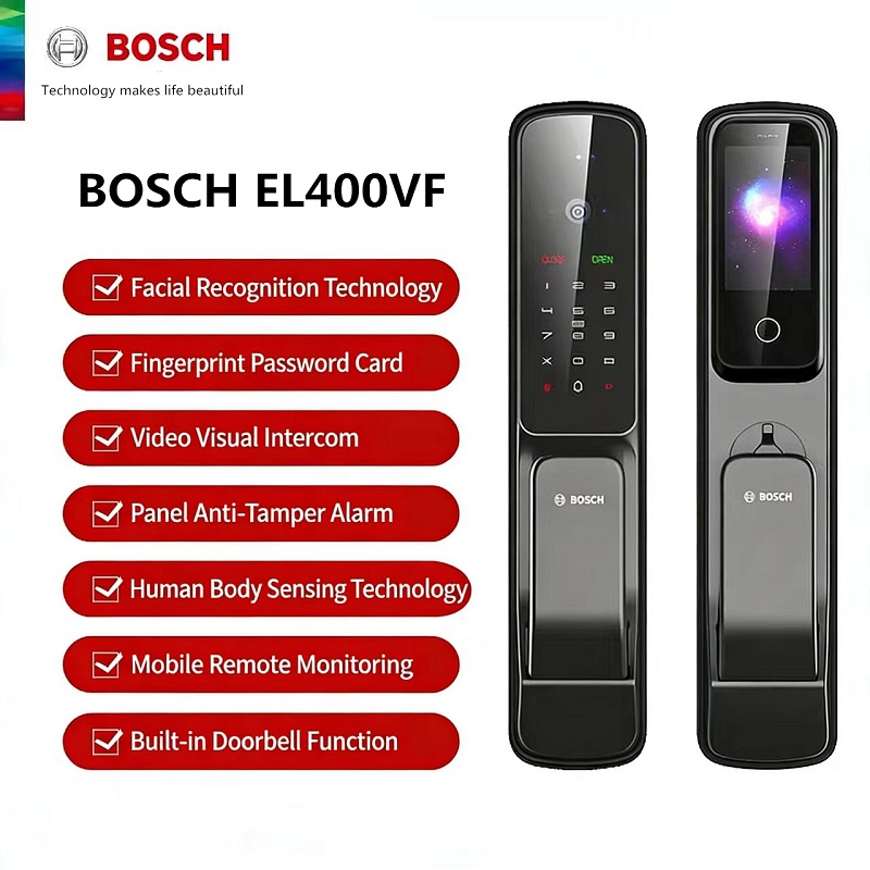 Door Lock Smart Keypad - Bosch Smart Lock EL400VF 3D gezichtsherkenning,