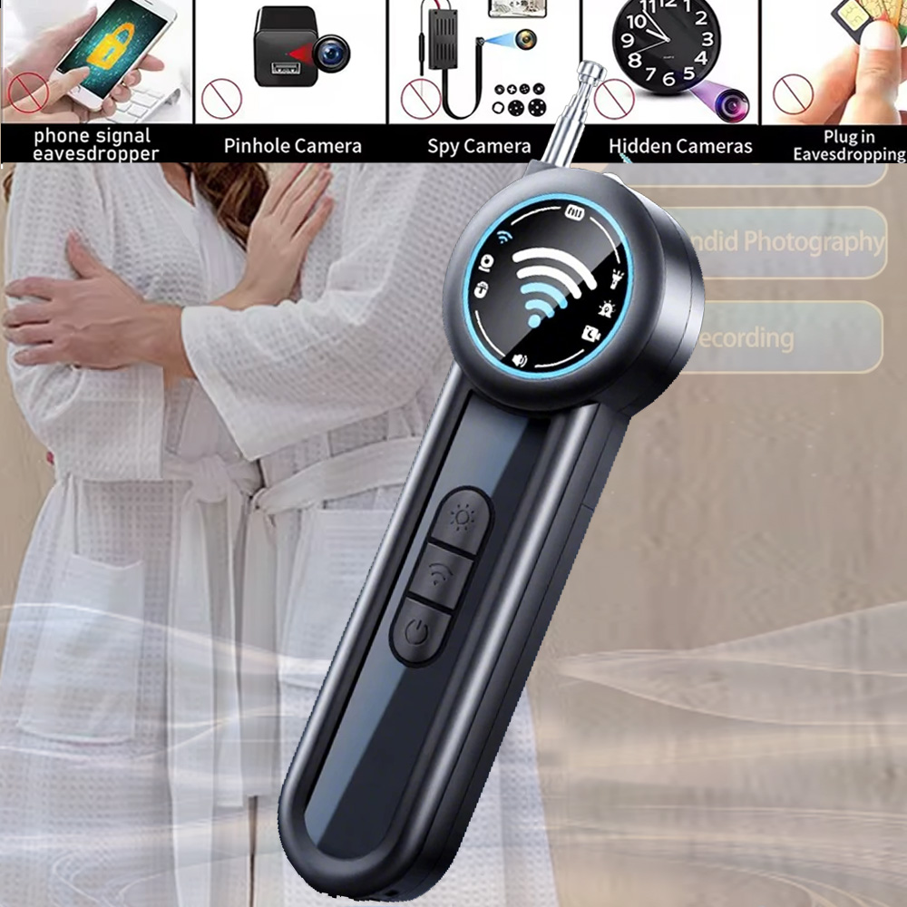 Home Security Hidden Cameras - Draagbare verborgen spionageapparaatdetector GPS-tracker - Anti-spionage