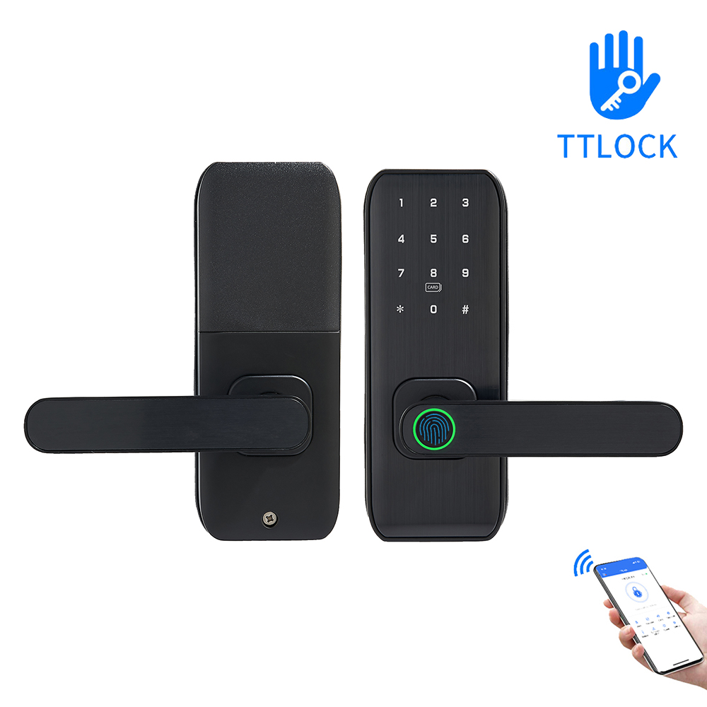 Door Lock Smart Keypad - TTLock APP Slimme vingerafdruk-wachtwoord RFID-deuropeningsslot voor