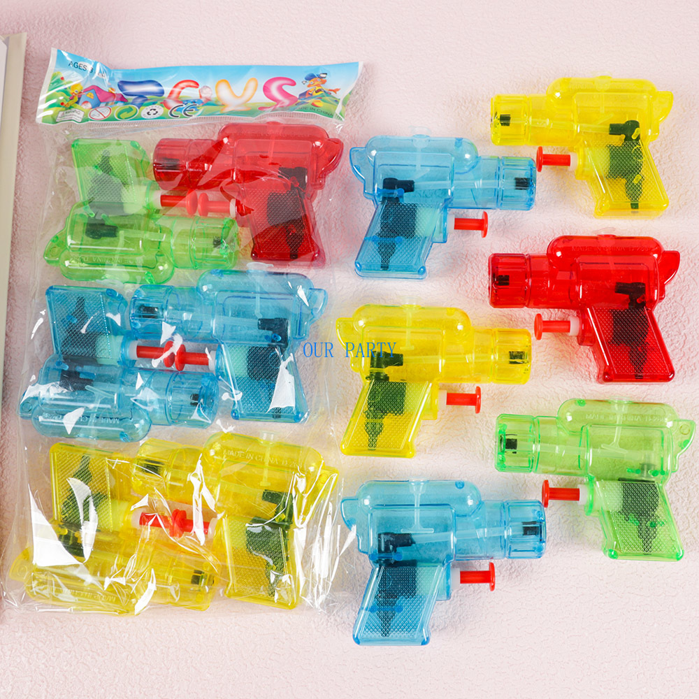 Home Security Gun - 6 Stuks Transparante Spray Waterpistolen Hawaii