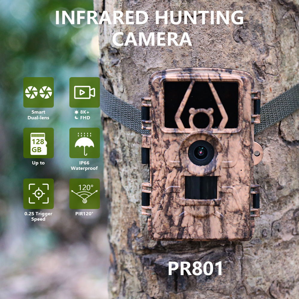 Home Security Hidden Cameras - Nieuwe infraroodcamera dierensensor huisbeveiliging onzichtbaar verborgen