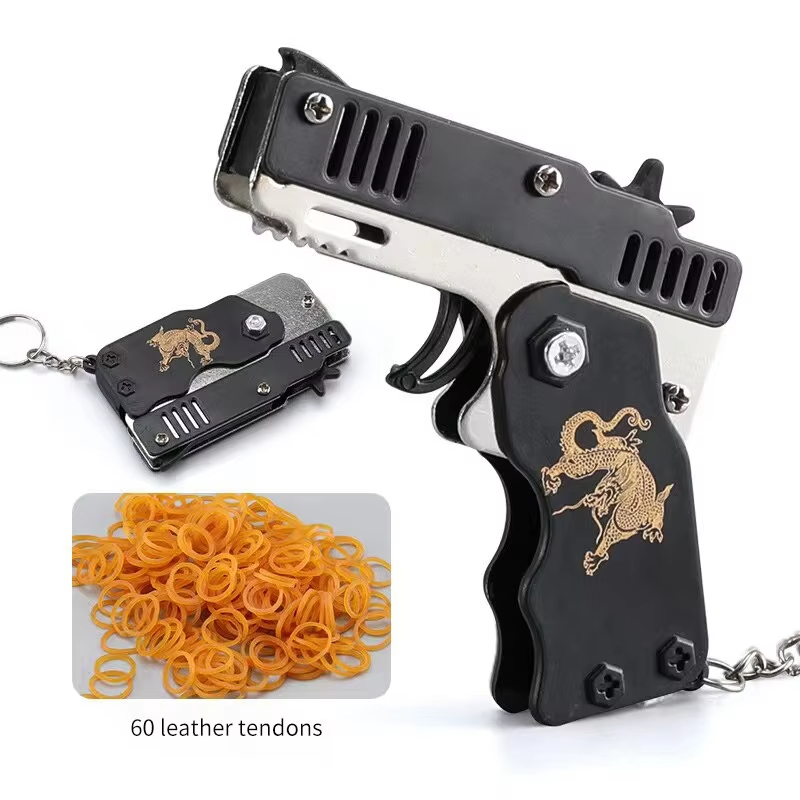 Mini rubberbandpistool sleutel - Home Security Gun recensie en prijs