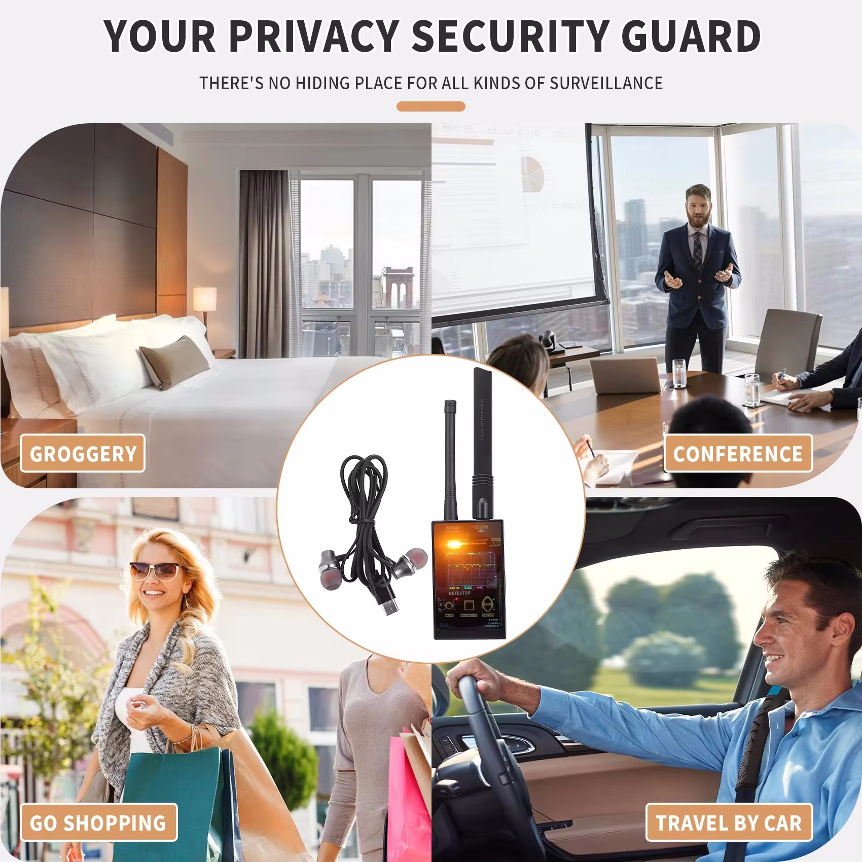 RF-signaaldetector Lokaliseren - Home Security Hidden Cameras recensie en prijs