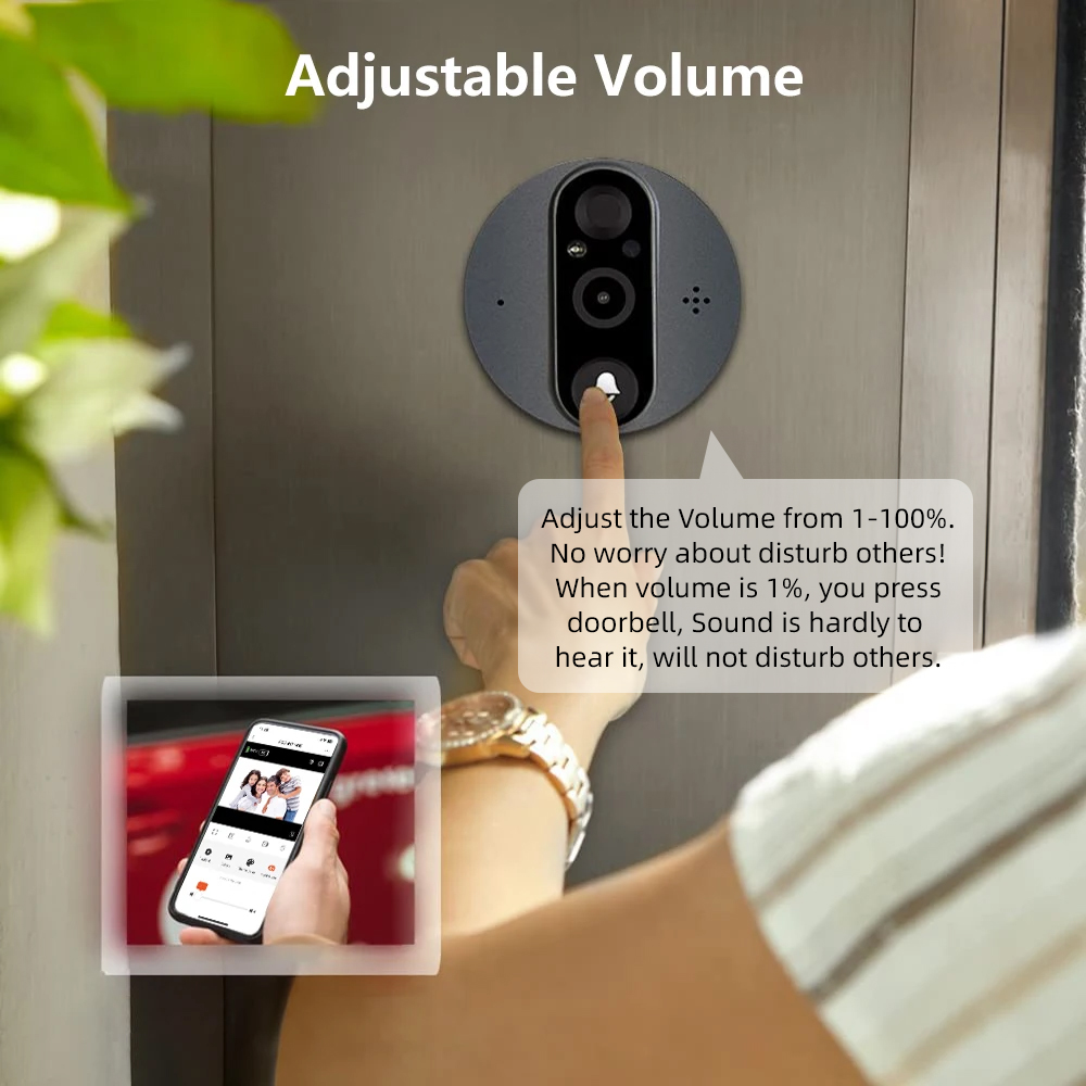 3MP 2.4G Wifi Smart Tuya Kijkg - Home Security Doorbell Camera recensie en prijs