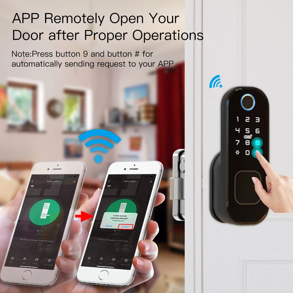 MOES WiFi Tuya Smart Lock Deur - Home Security Installation recensie en prijs