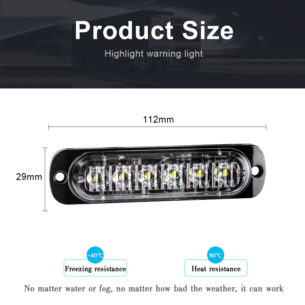 1X6 Led Auto Strobe Waarschuwi - Home Security Police recensie en prijs