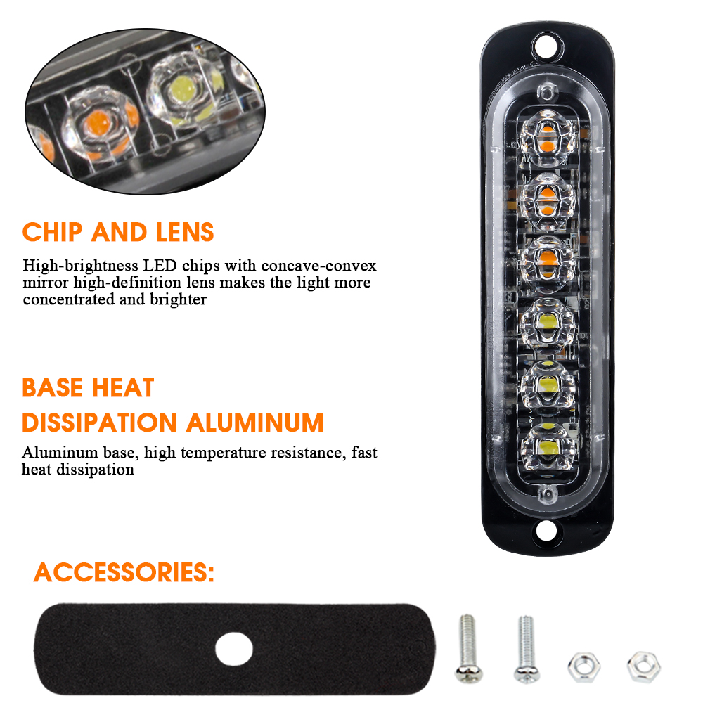 1X6 Led Auto Strobe Waarschuwi - Home Security Police recensie en prijs