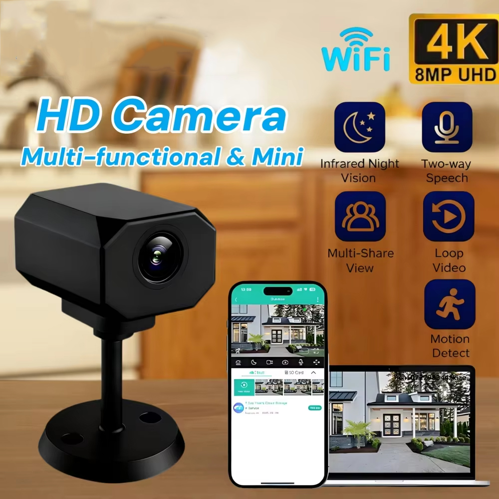 4K HD WiFi-beveiligingscamera  - Home Security Installation recensie en prijs