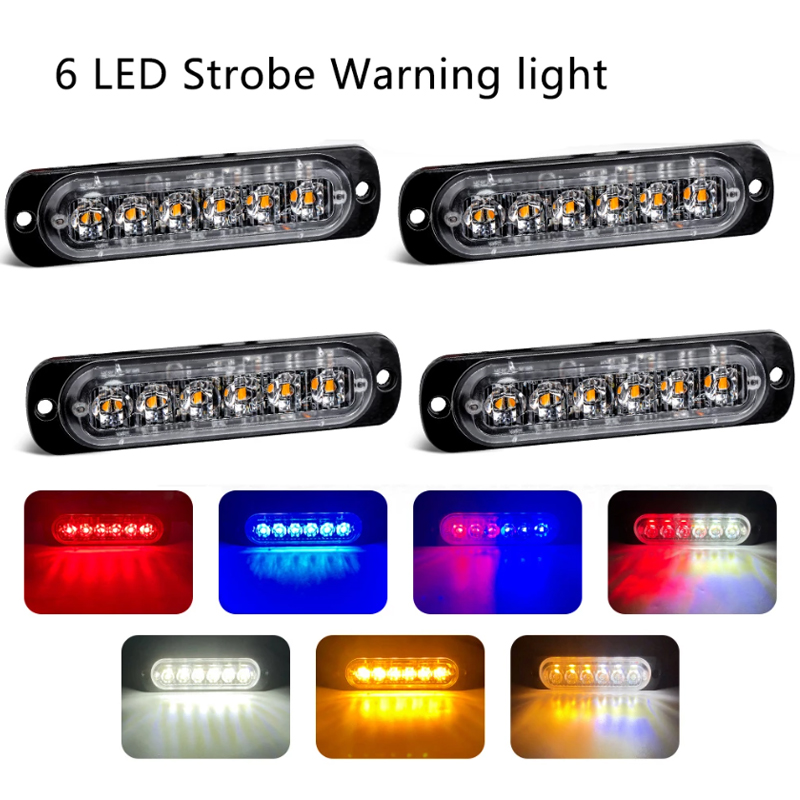 6 LED Strobe Licht Knipperende - Home Security Police recensie en prijs