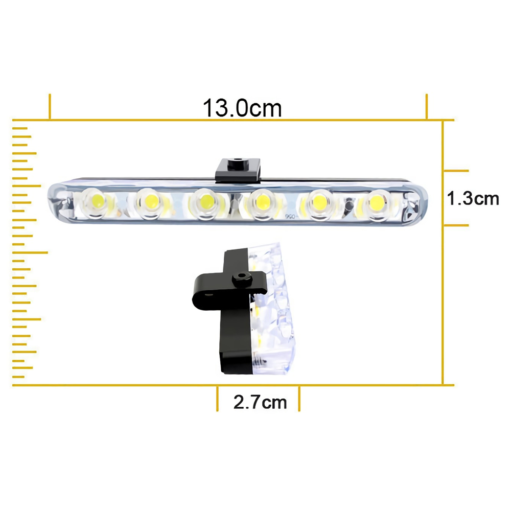 1 Set 8*6 Led Licht Voor Auto  - Home Security Police recensie en prijs