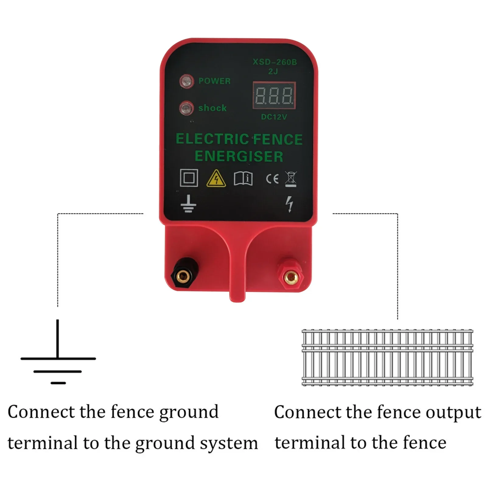 10 km Boerderij Elektrische Ge - Home Security Electric Fence recensie en prijs