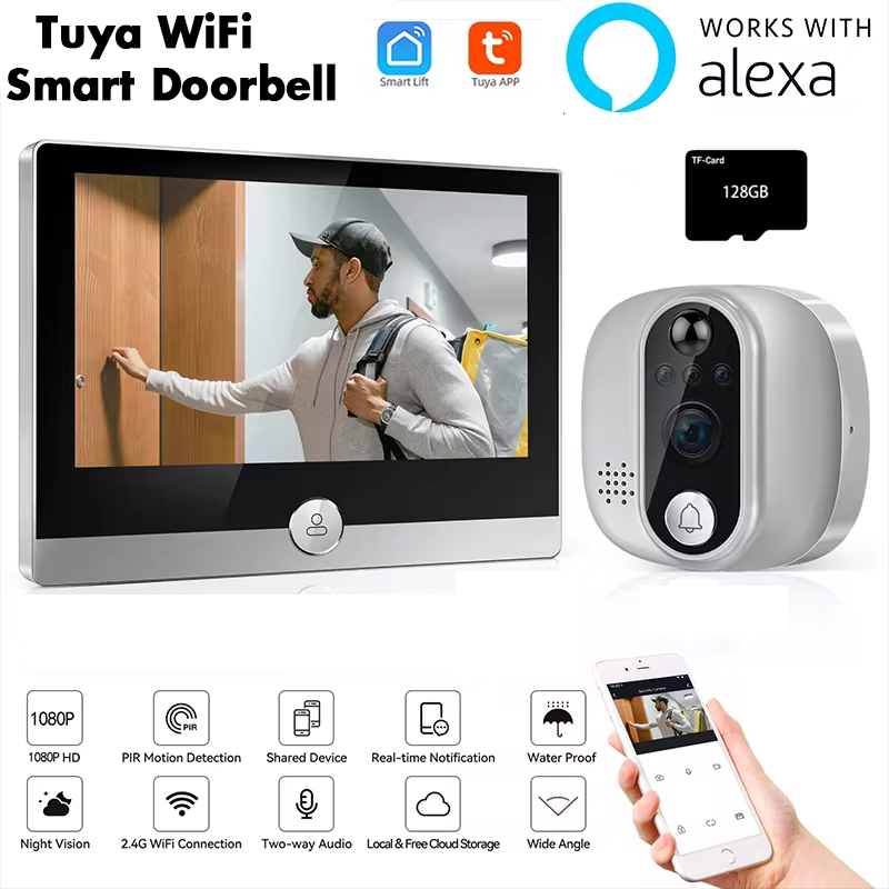 Tuya Video Deurbel 1080P WiFi  - Home Security Doorbell Camera recensie en prijs