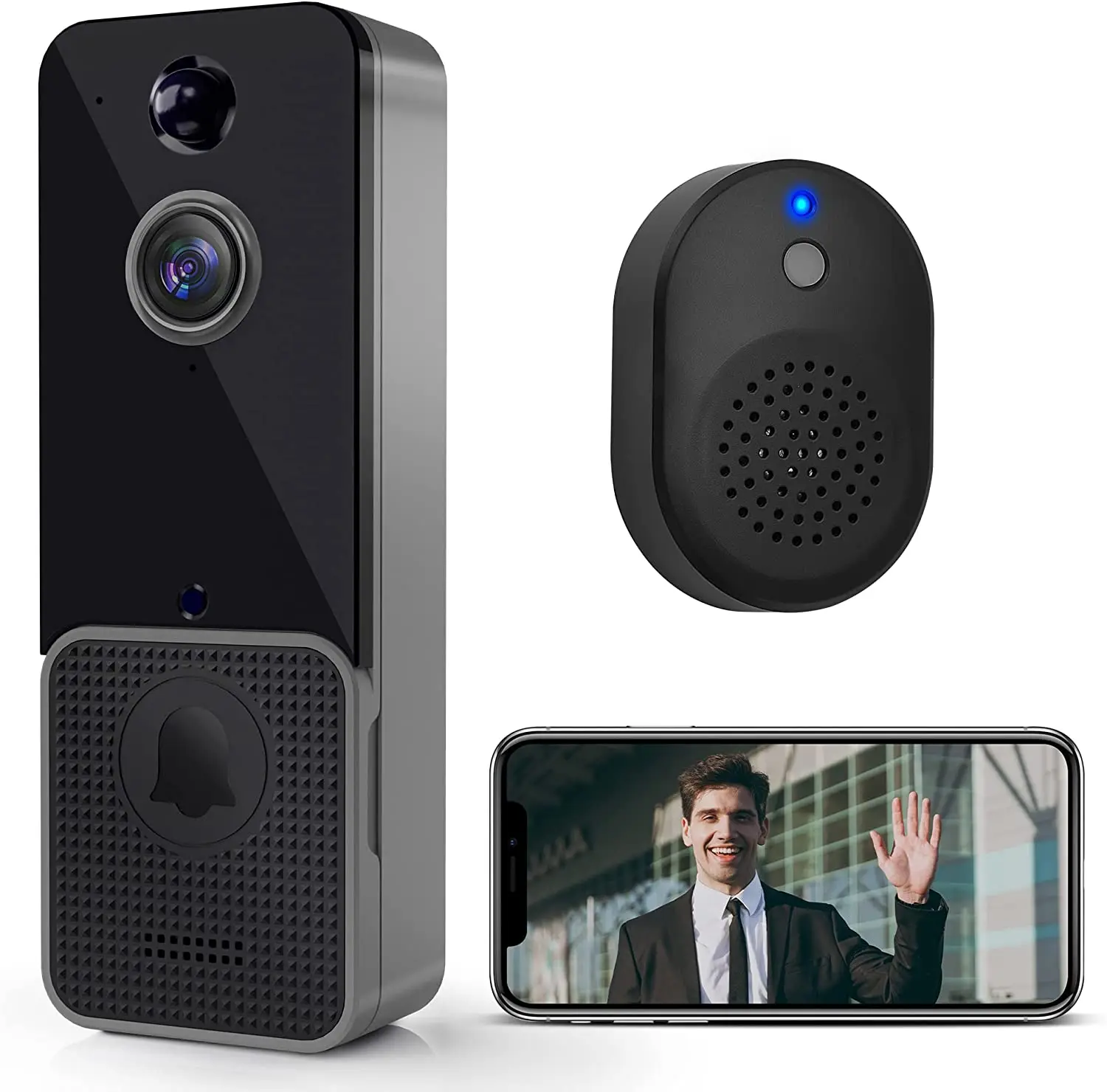 Draadloze WiFi Video Deurbel C - Home Security Doorbell Camera recensie en prijs