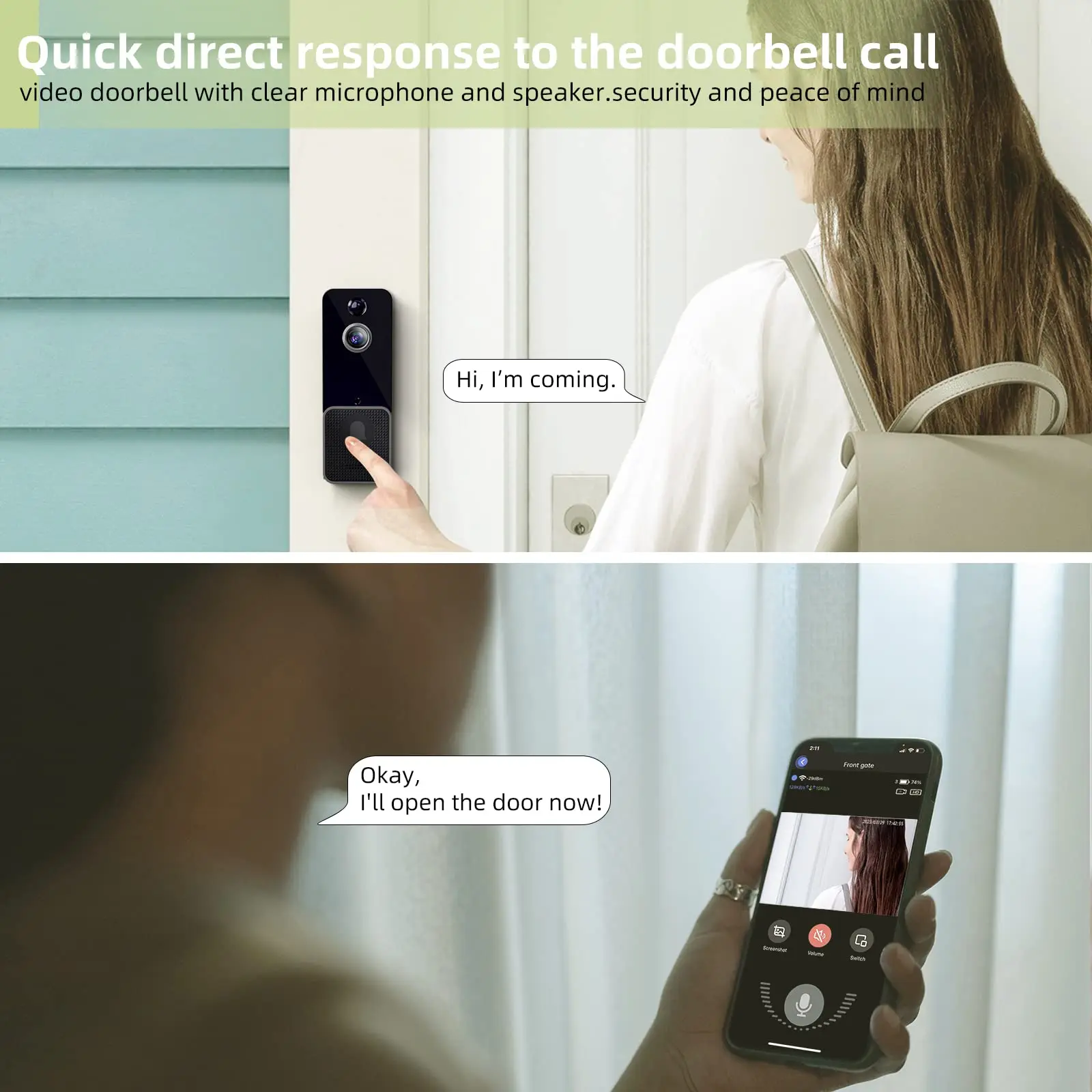 Draadloze WiFi Video Deurbel C - Home Security Doorbell Camera recensie en prijs