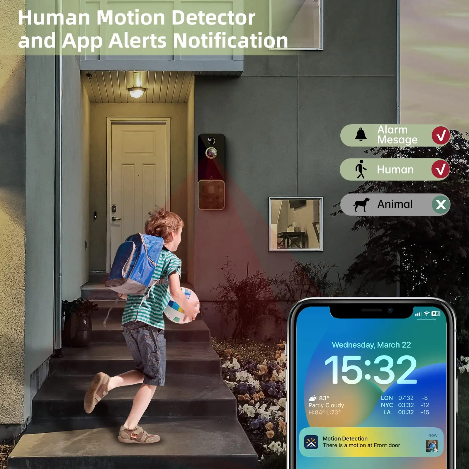 Draadloze WiFi Video Deurbel C - Home Security Doorbell Camera recensie en prijs