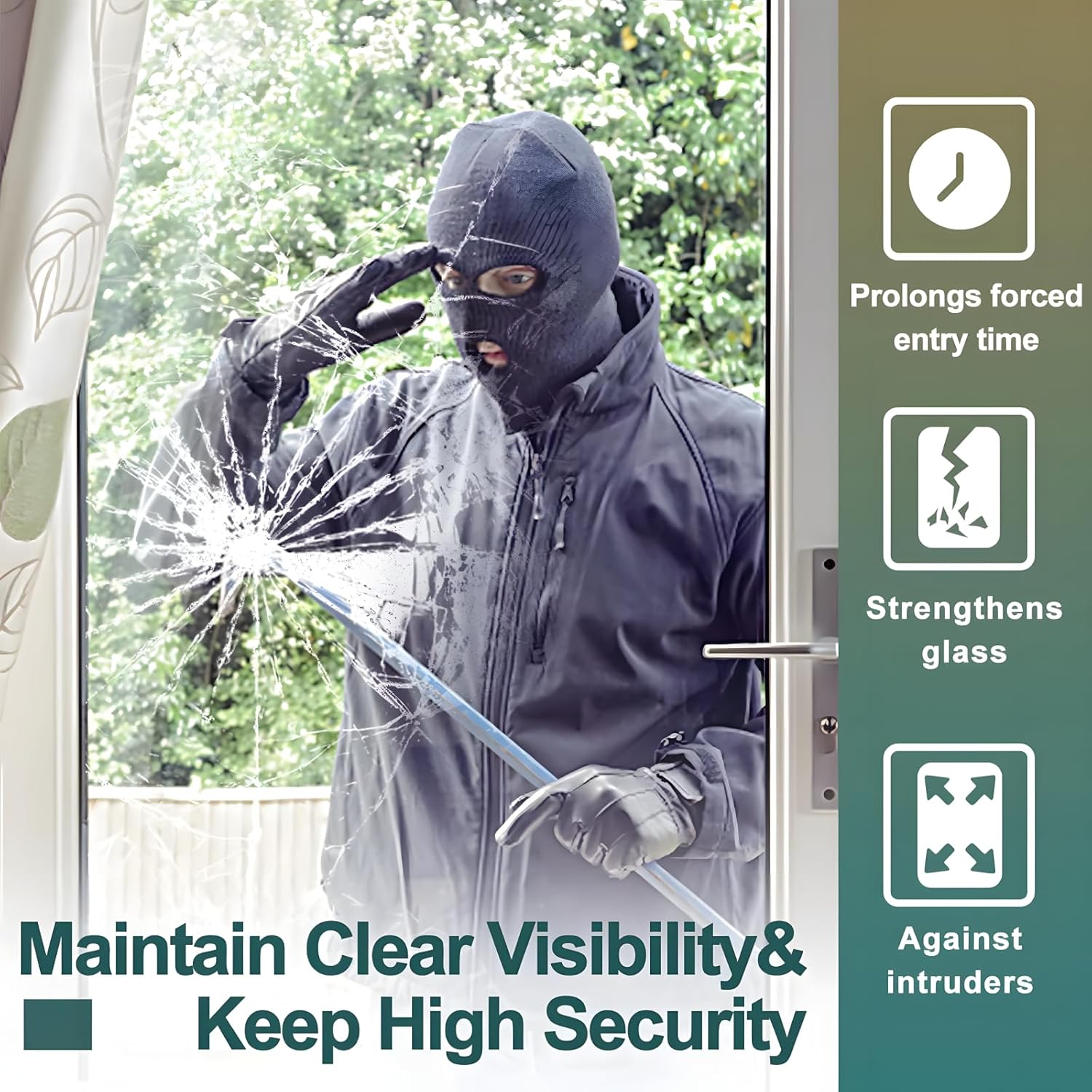 Heldere veiligheids- en veilig - Home Security Film For Windows recensie en prijs
