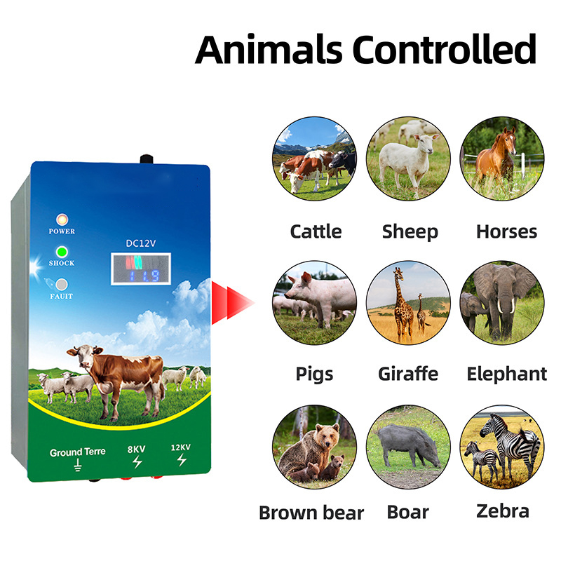10KM Elektrische Herder 2-3 Jo - Home Security Electric Fence recensie en prijs
