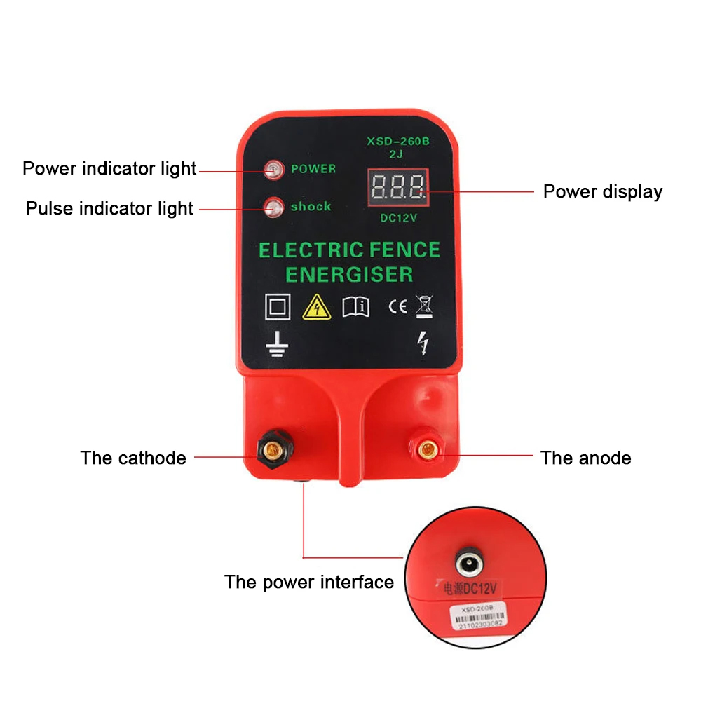 10 km elektrische afrastering  - Home Security Electric Fence recensie en prijs