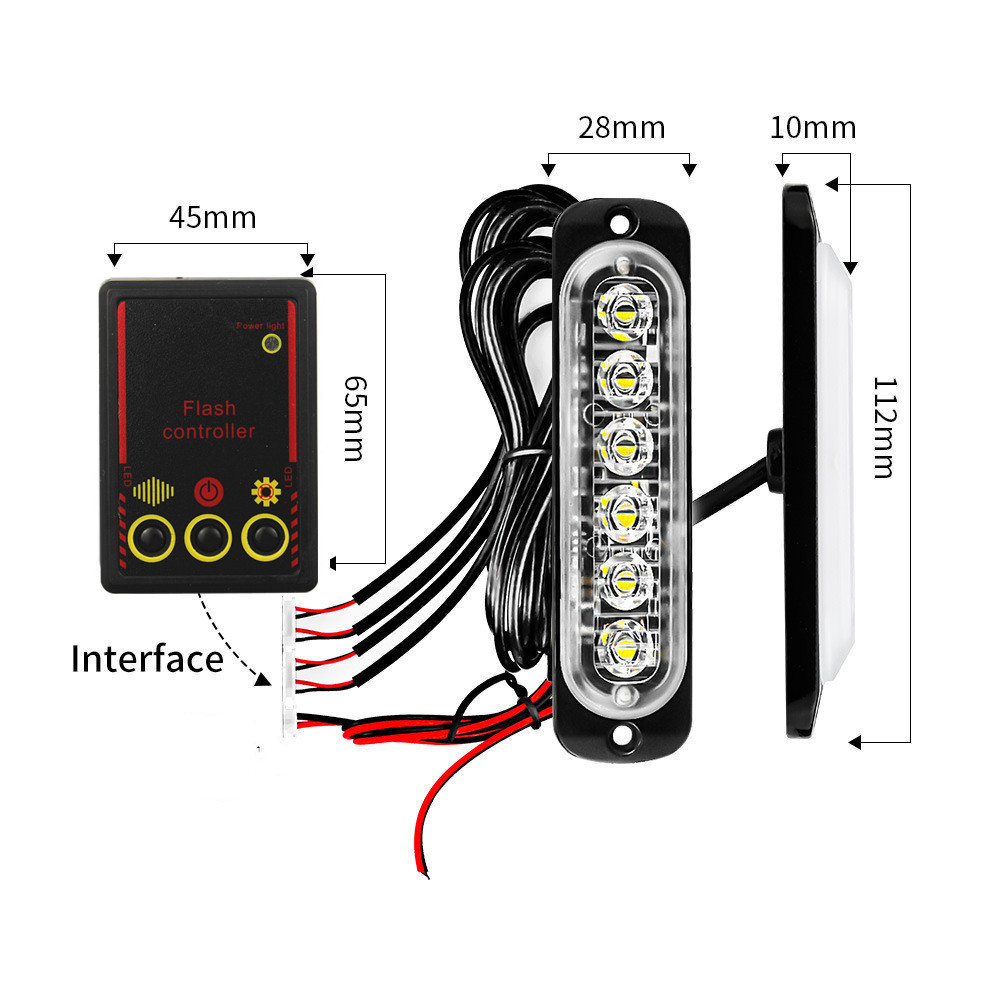 Auto Grille Verlichting 12V 24 - Home Security Police recensie en prijs