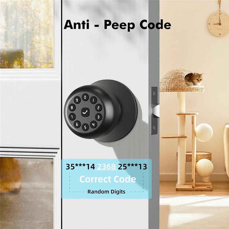 B67C Slimme deurknop met slot, - Door Lock Smart Keypad recensie en prijs