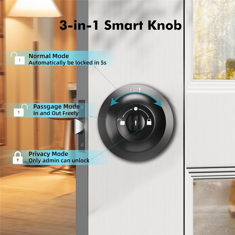 B67C Slimme deurknop met slot, - Door Lock Smart Keypad recensie en prijs