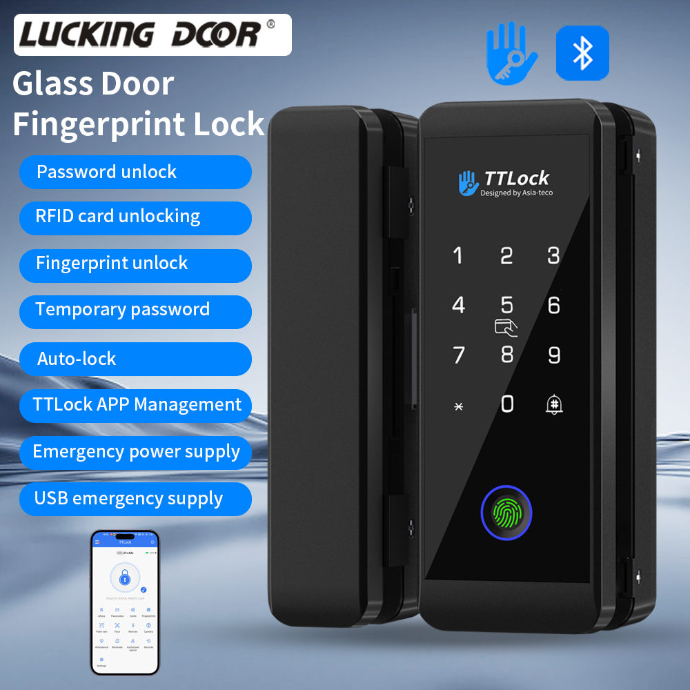 TTLOCK Smart Glass lock Vinger - Door Lock Smart Keypad recensie en prijs