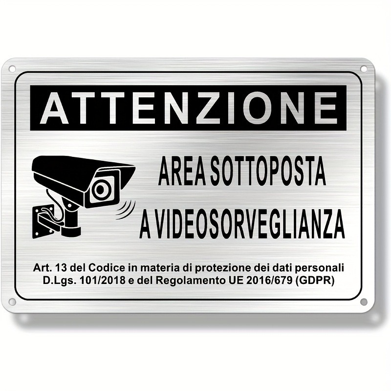 Italiaans veiligheidsbord 20X3 - Home Security Police recensie en prijs